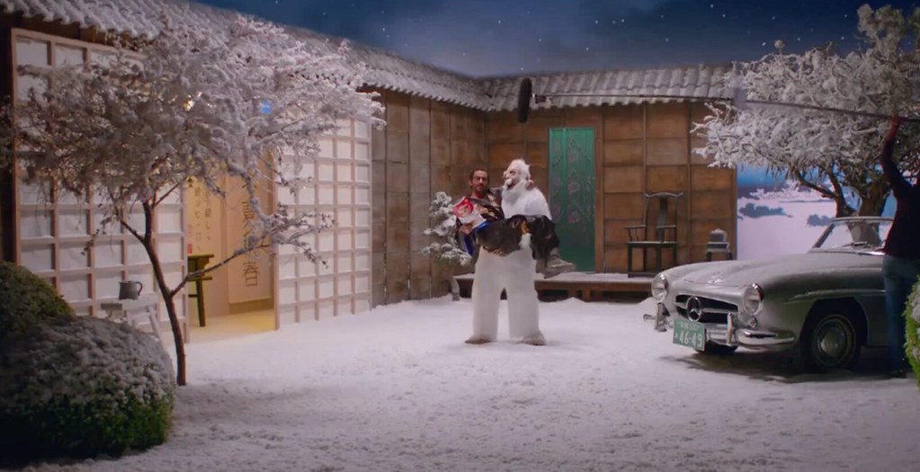 TVC - Lays - Stage set - designed - build - fake snow